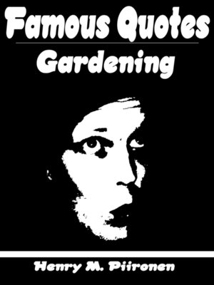 cover image of Famous Quotes on Gardening